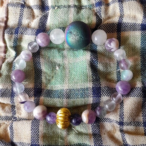 Cosmic Handmade Stone Bracelet - Picture 4 of 6